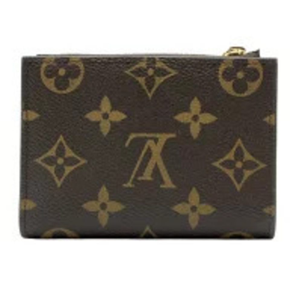 Louis Vuitton Bi Monogram fold Wallet Lisa Brown Compact Portefeuille Brown